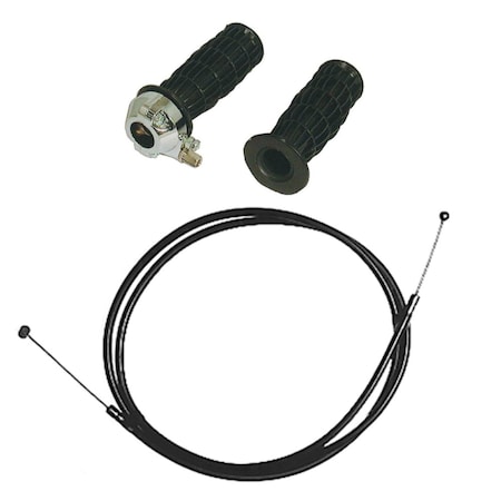 Aic Replacement Parts Minibike Throttle Twist Grips 7/8 And Cable 48 257HANDLE&CABLE